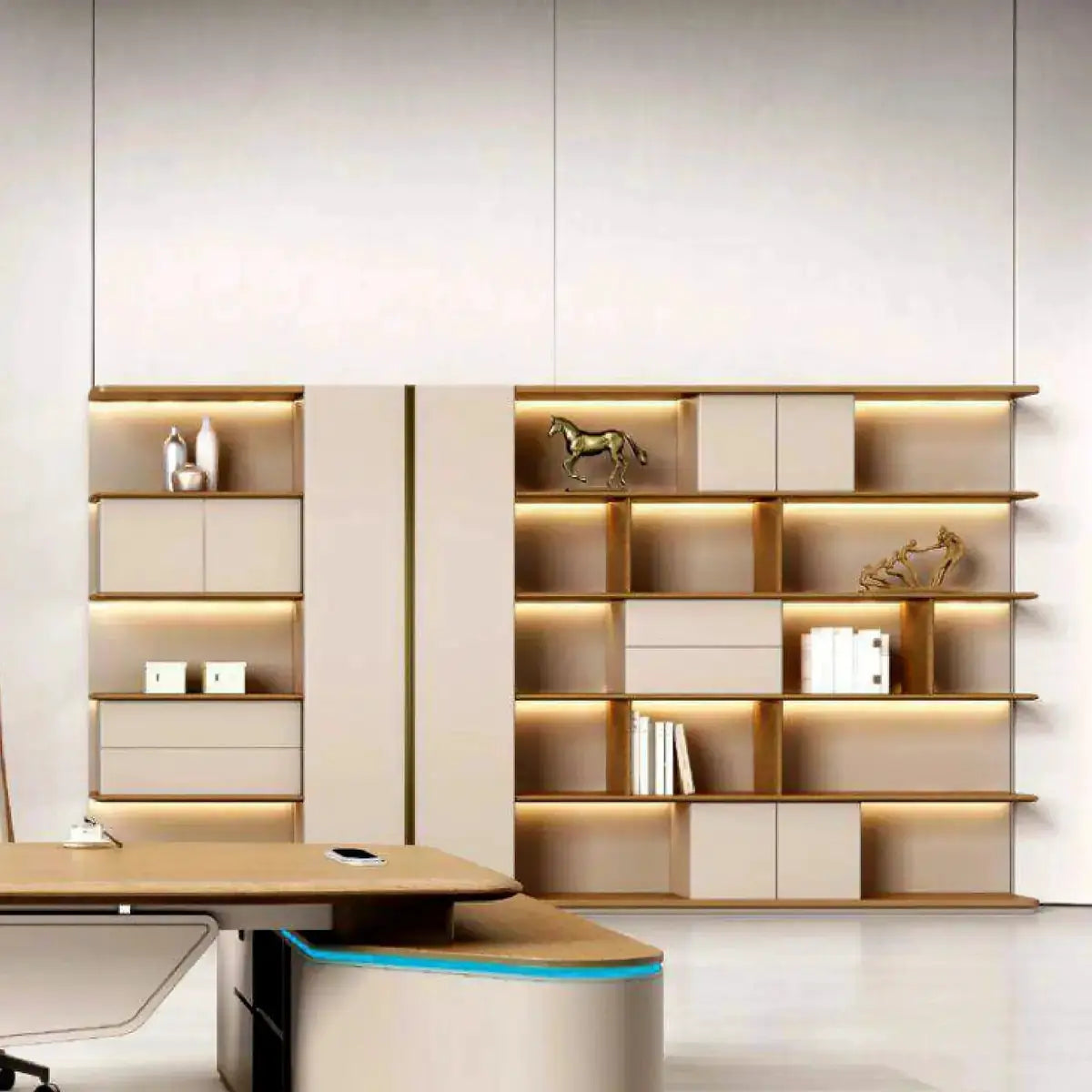 Tandra · Mixed Media Office Shelves & Storage Cabinets by Arc Grove