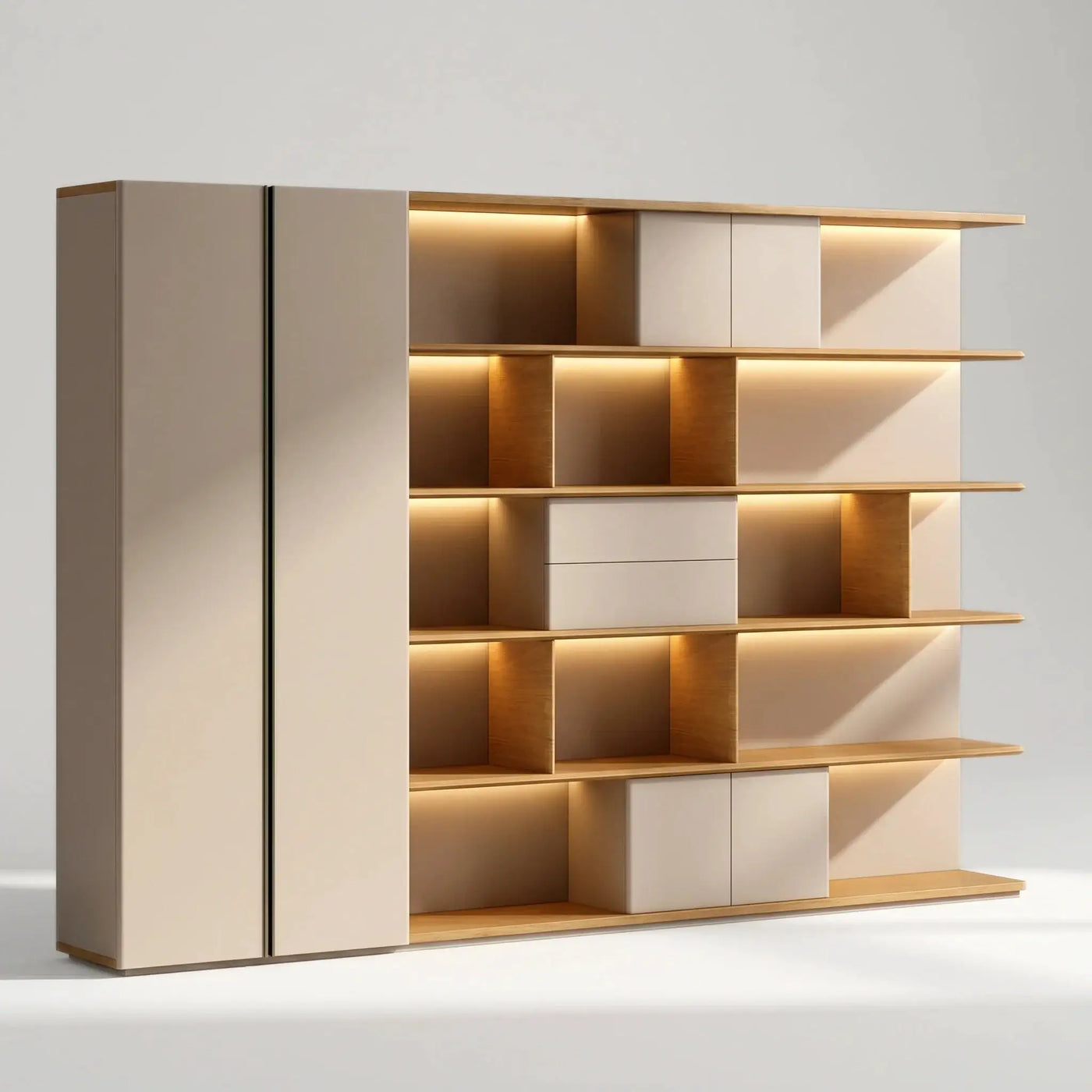 Tandra · Mixed Media Office Shelves & Storage Cabinets by Arc Grove