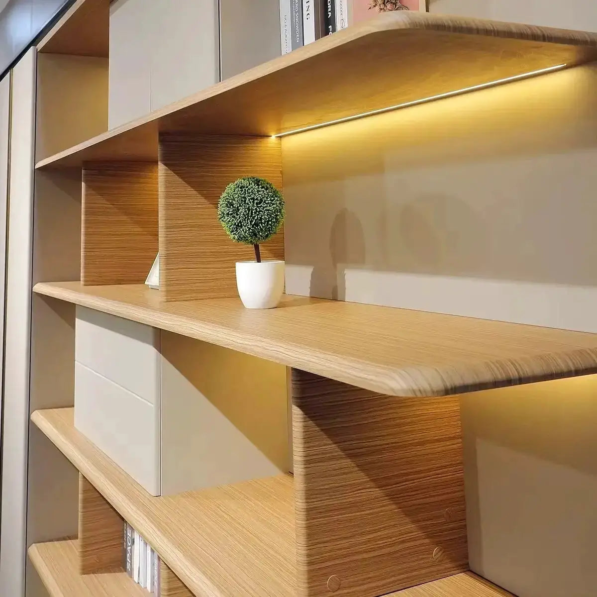 Tandra · Mixed Media Office Shelves & Storage Cabinets by Arc Grove