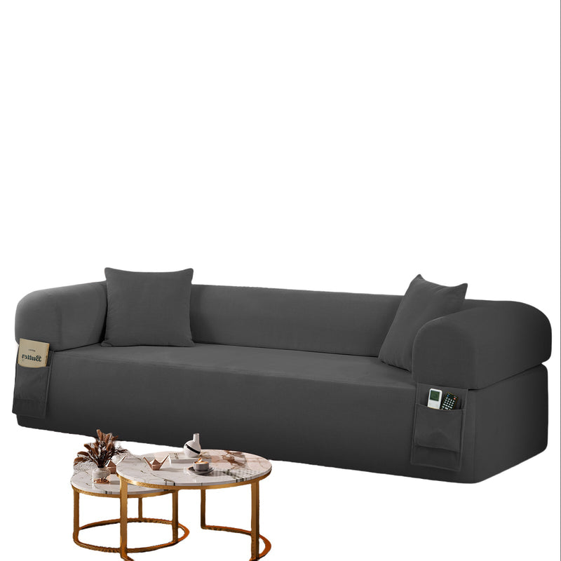 Spring Sofa with High-Quality Fabric and Storage - Gray, photo 2 of 8