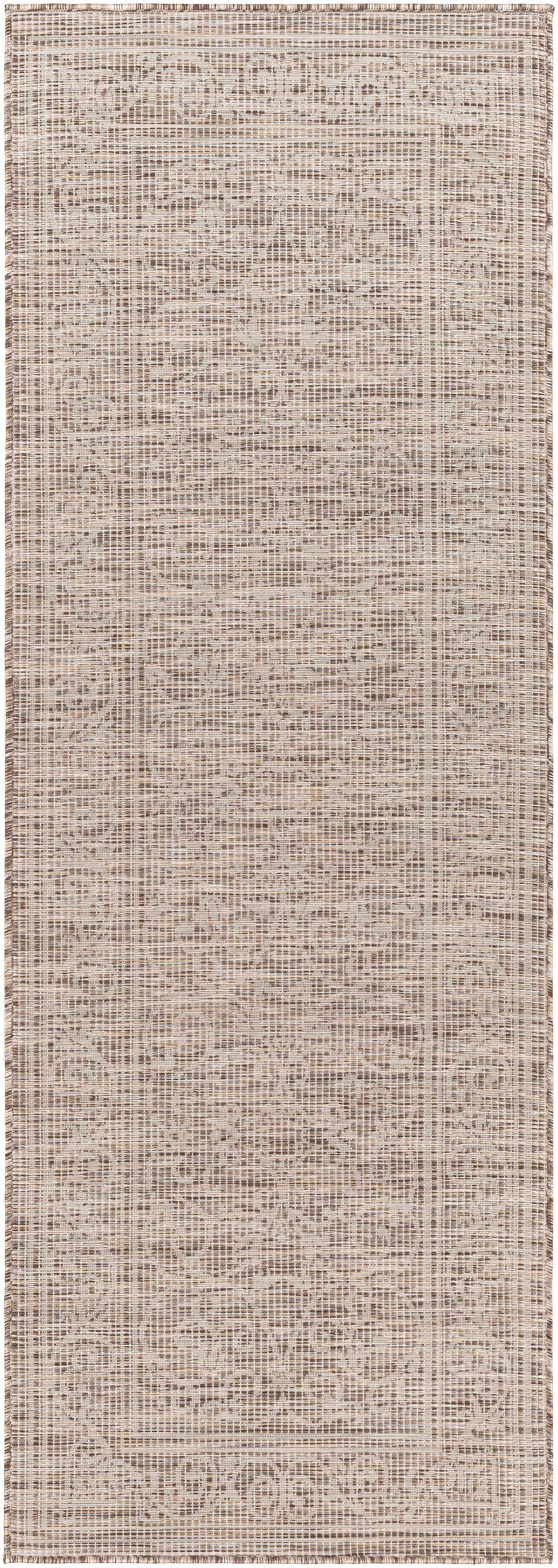 Coolville Brown Flatweave Outdoor Area Carpet - Clearance by Boutique Rugs