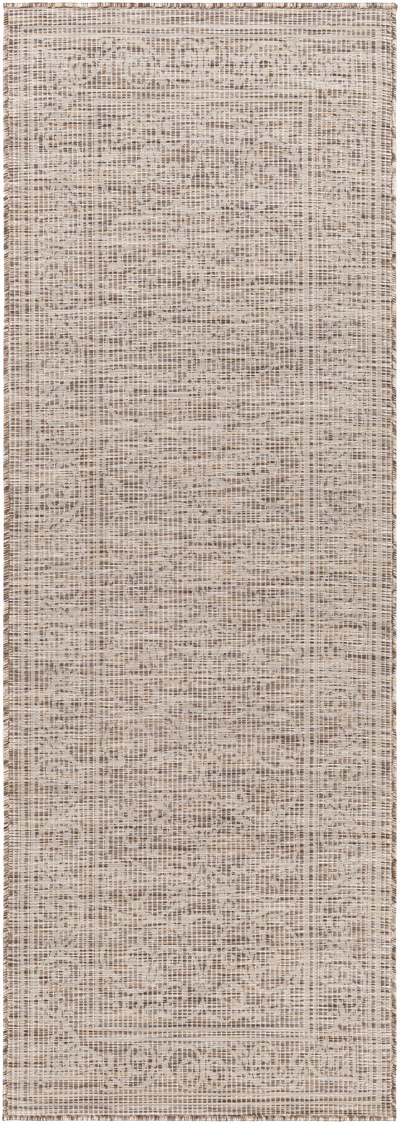 Coolville Brown Flatweave Outdoor Area Carpet - Clearance by Boutique Rugs