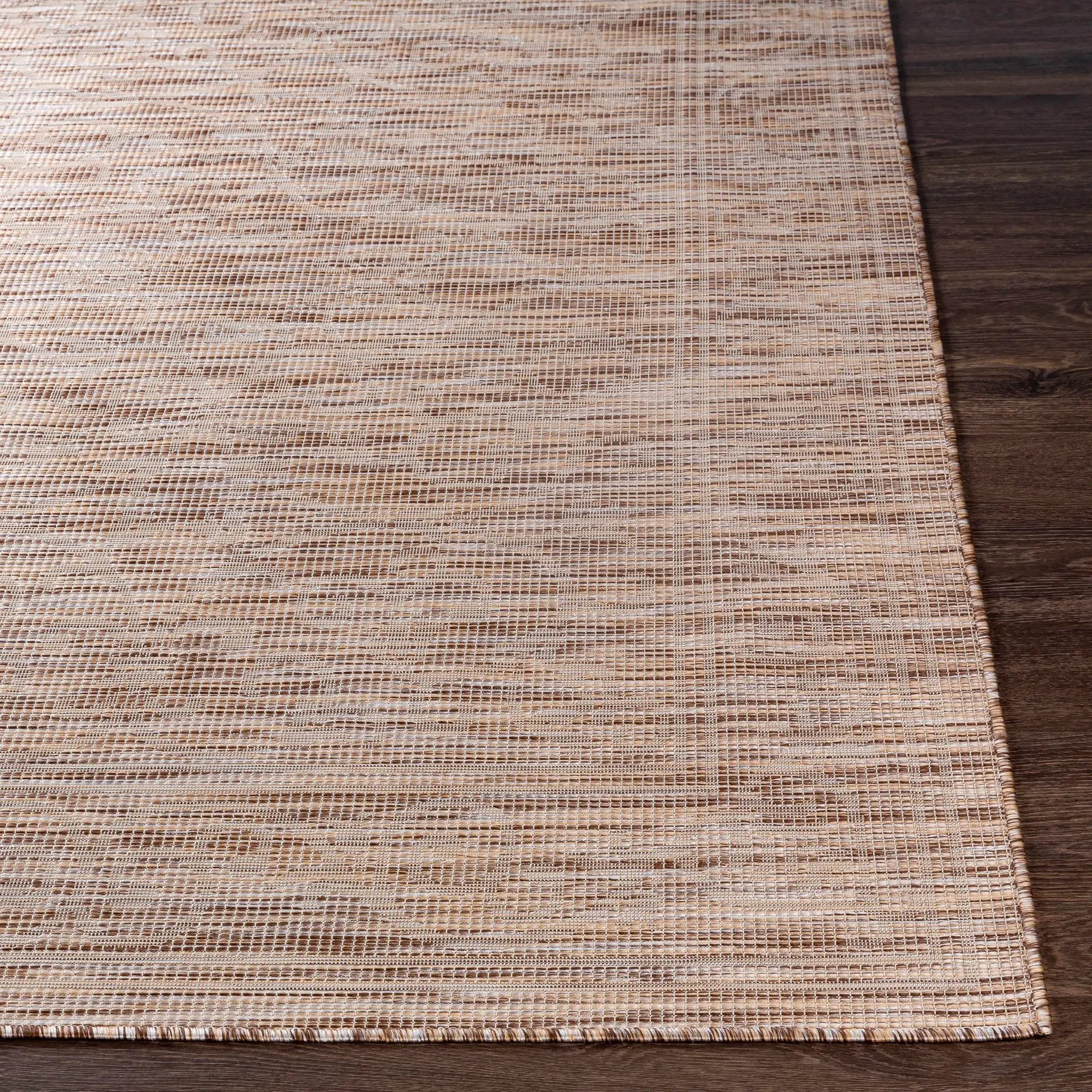 Coolville Brown Flatweave Outdoor Area Carpet - Clearance by Boutique Rugs