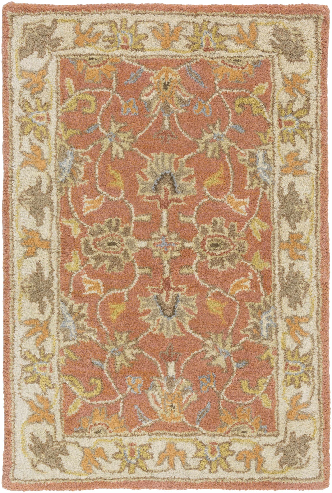 Caesar Hand Tufted Burnt Orange 1124 Wool Carpet by Boutique Rugs