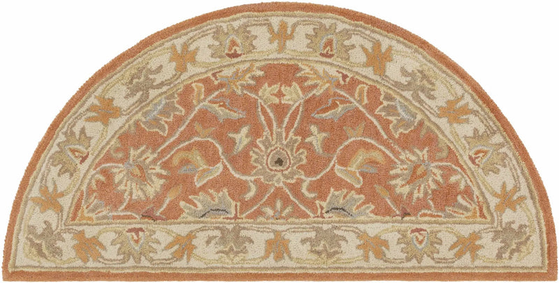 Caesar Hand Tufted Burnt Orange 1124 Wool Carpet by Boutique Rugs
