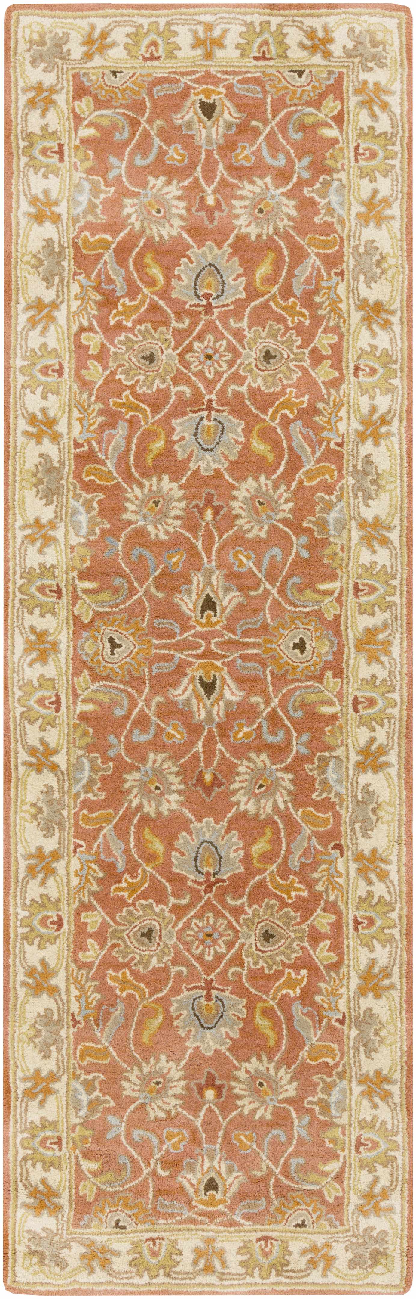 Caesar Hand Tufted Burnt Orange 1124 Wool Carpet by Boutique Rugs