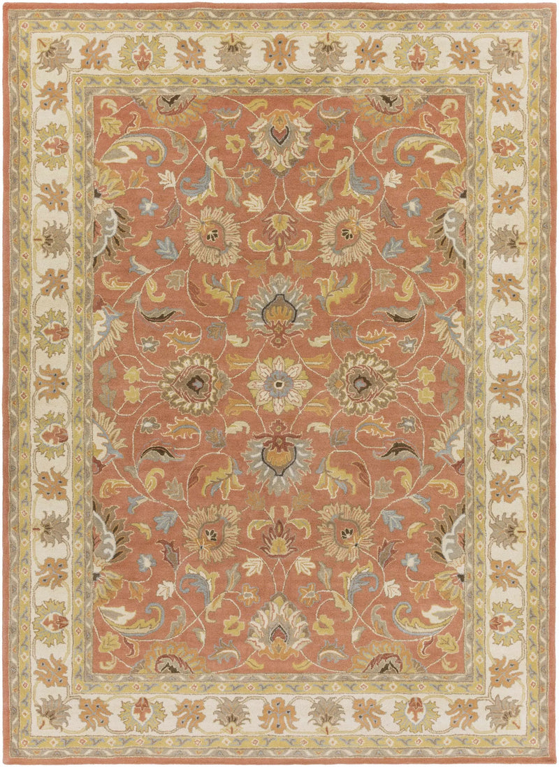Caesar Hand Tufted Burnt Orange 1124 Wool Carpet by Boutique Rugs