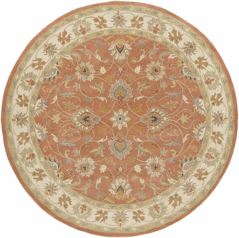 Caesar Hand Tufted Burnt Orange 1124 Wool Carpet by Boutique Rugs