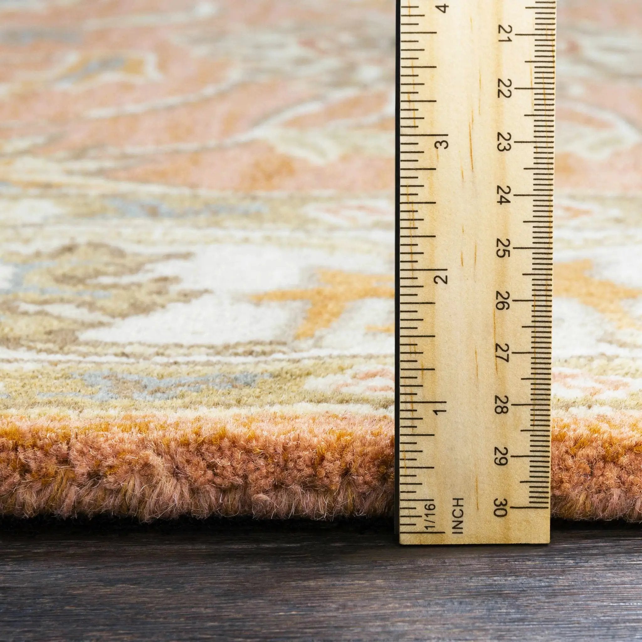 Caesar Hand Tufted Burnt Orange 1124 Wool Carpet by Boutique Rugs