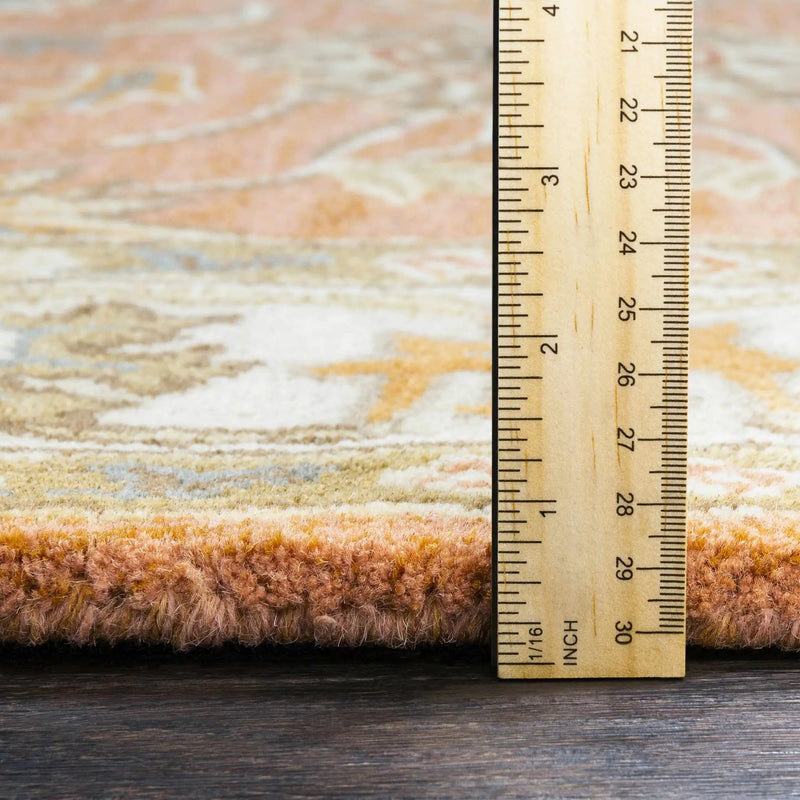Caesar Hand Tufted Burnt Orange 1124 Wool Carpet by Boutique Rugs