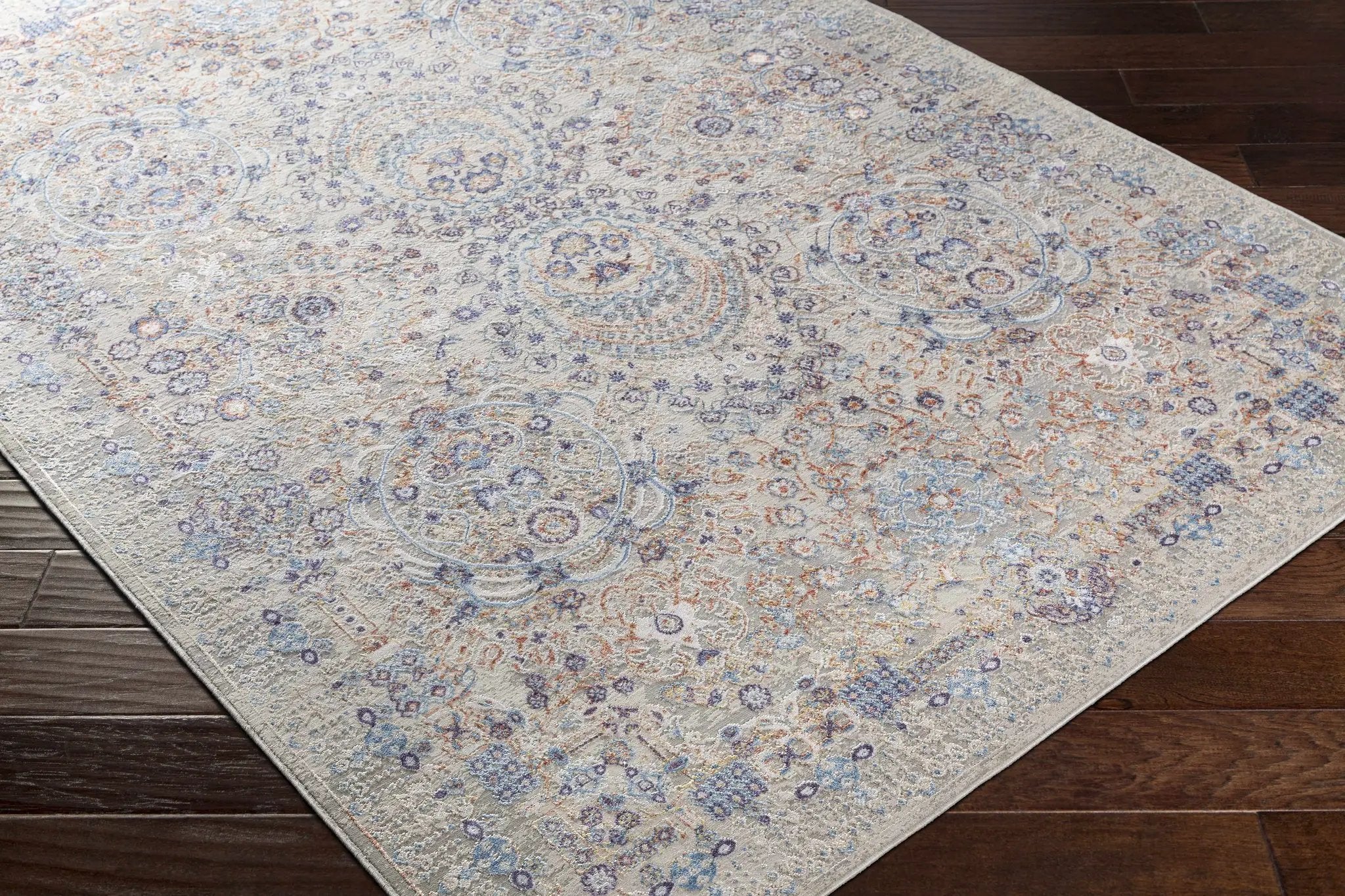 Aisha Abstract Premium Sheen Viscose Rug - Clearance by Boutique Rugs