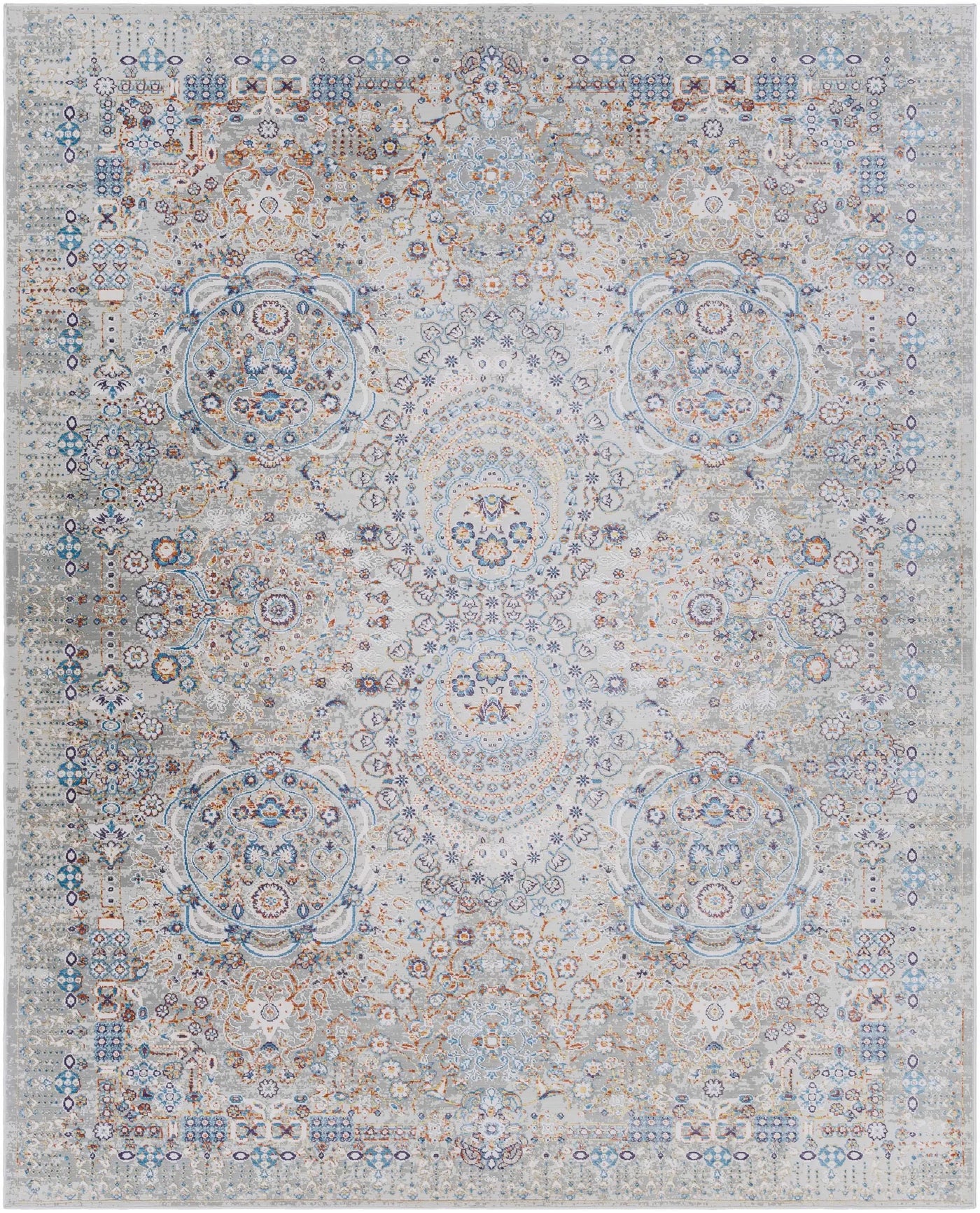 Aisha Abstract Premium Sheen Viscose Rug - Clearance by Boutique Rugs