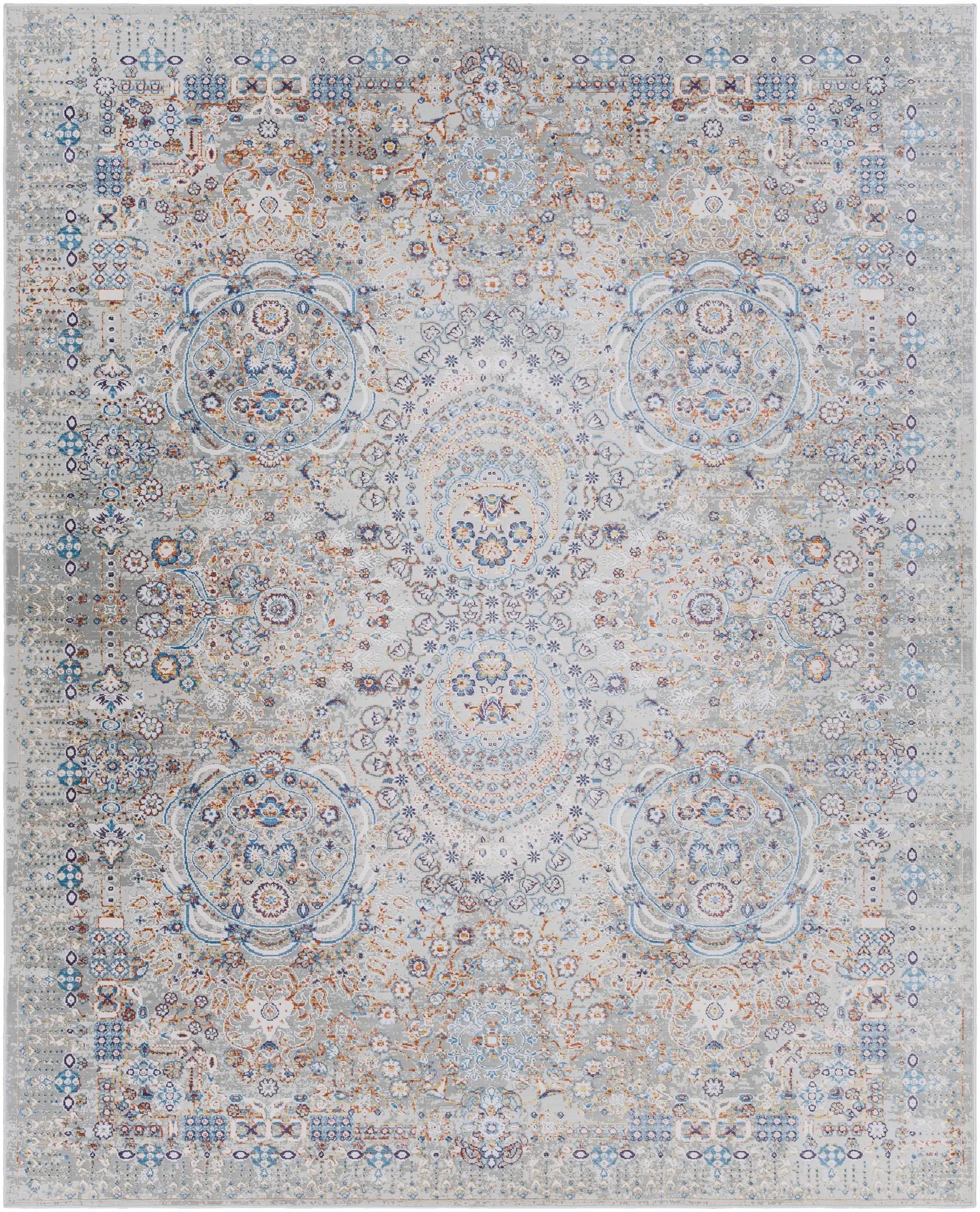 Aisha Abstract Premium Sheen Viscose Rug - Clearance by Boutique Rugs