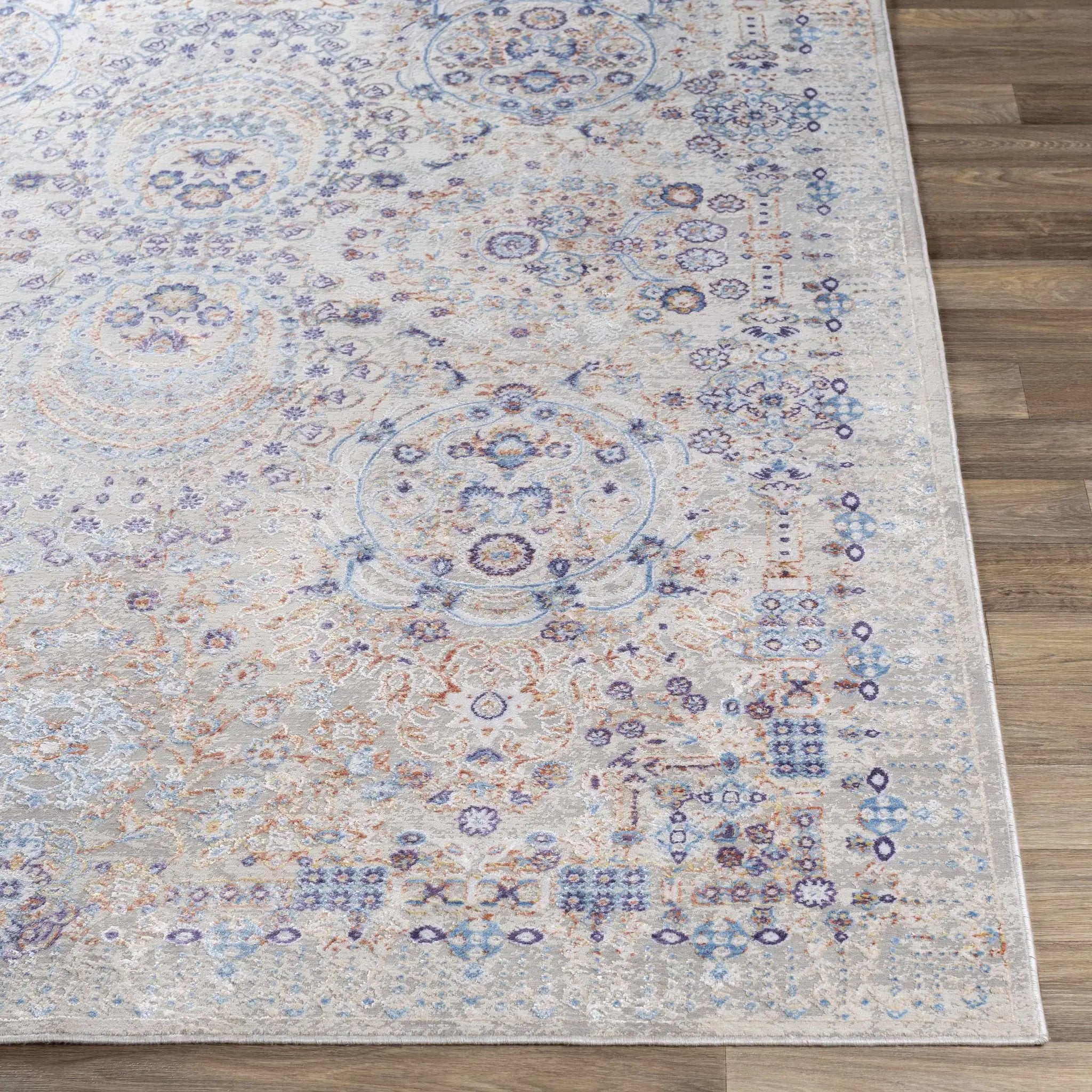 Aisha Abstract Premium Sheen Viscose Rug - Clearance by Boutique Rugs