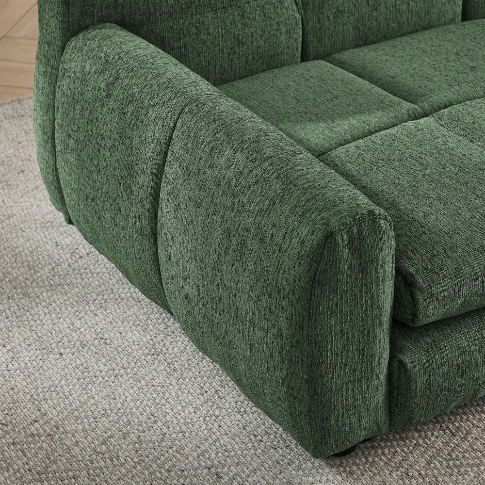 Soft and Comfortable Pet Bed for Big and Oversized Dogs with Armrests - Olive Green, photo 3 of 10