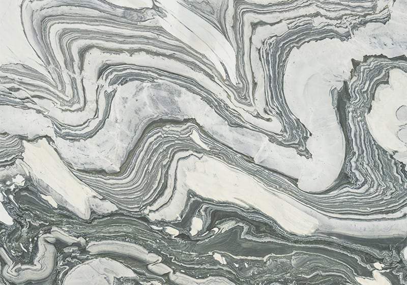 Cipollino Gray Honed Marble Slab Random