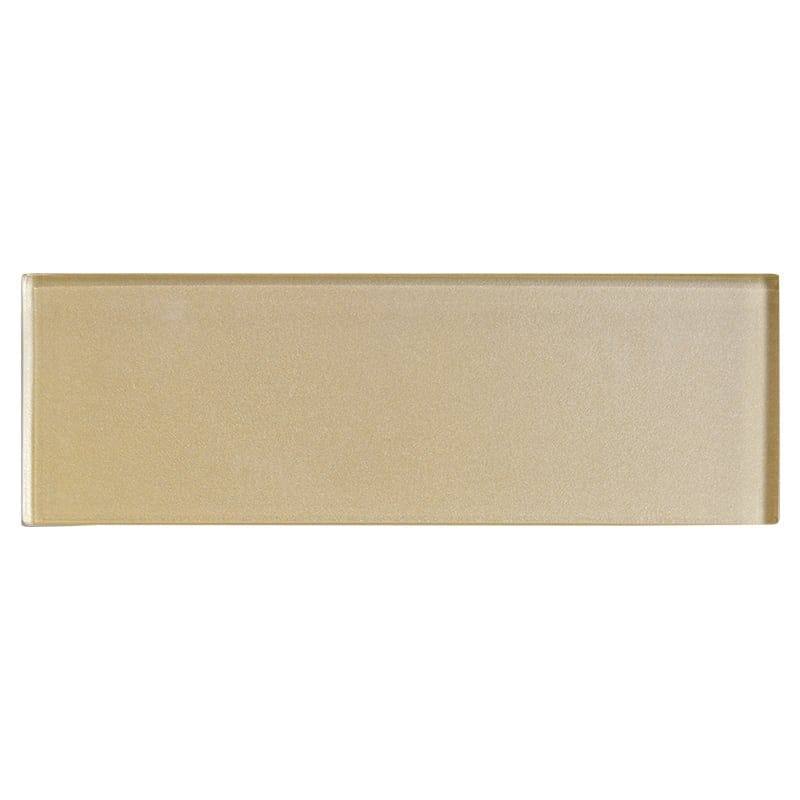 Citron Metallic Subway Glass Tiles 3x9 Glass Metallic 3x9 Tiles