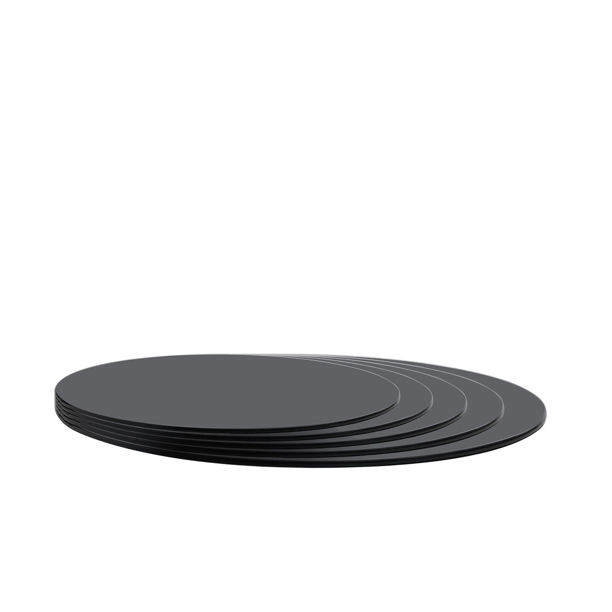Round Tempered Glass Table Top with Durable Finish - White or Black, photo 4 of 16