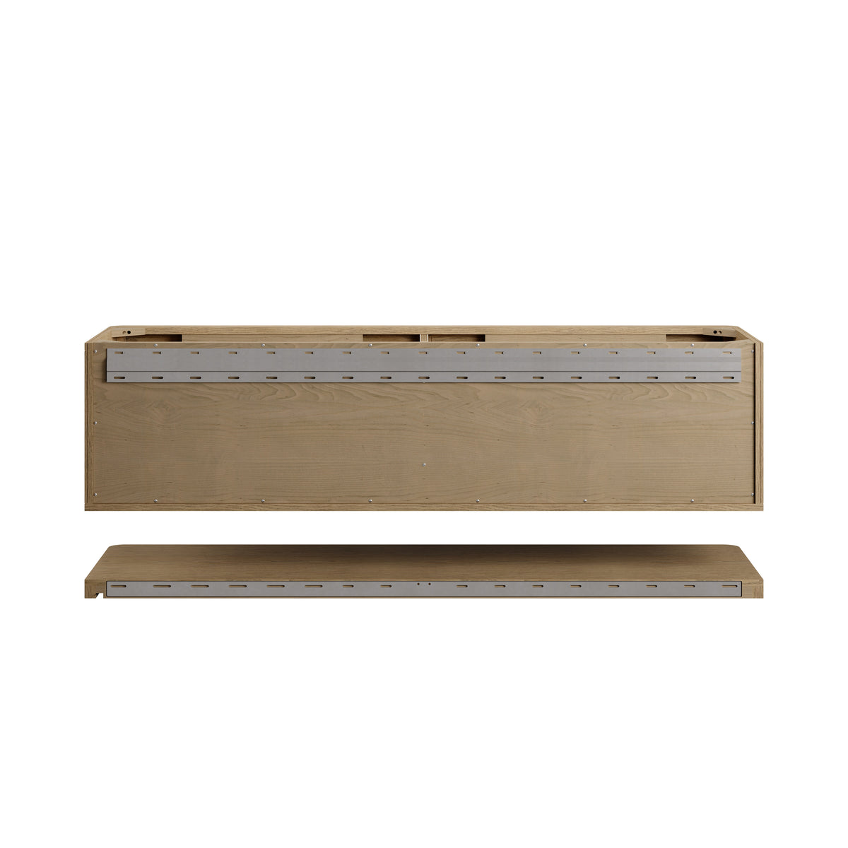 James Martin Allamari 72" Floating Double Bathroom Vanity, Dune Mist, view 12