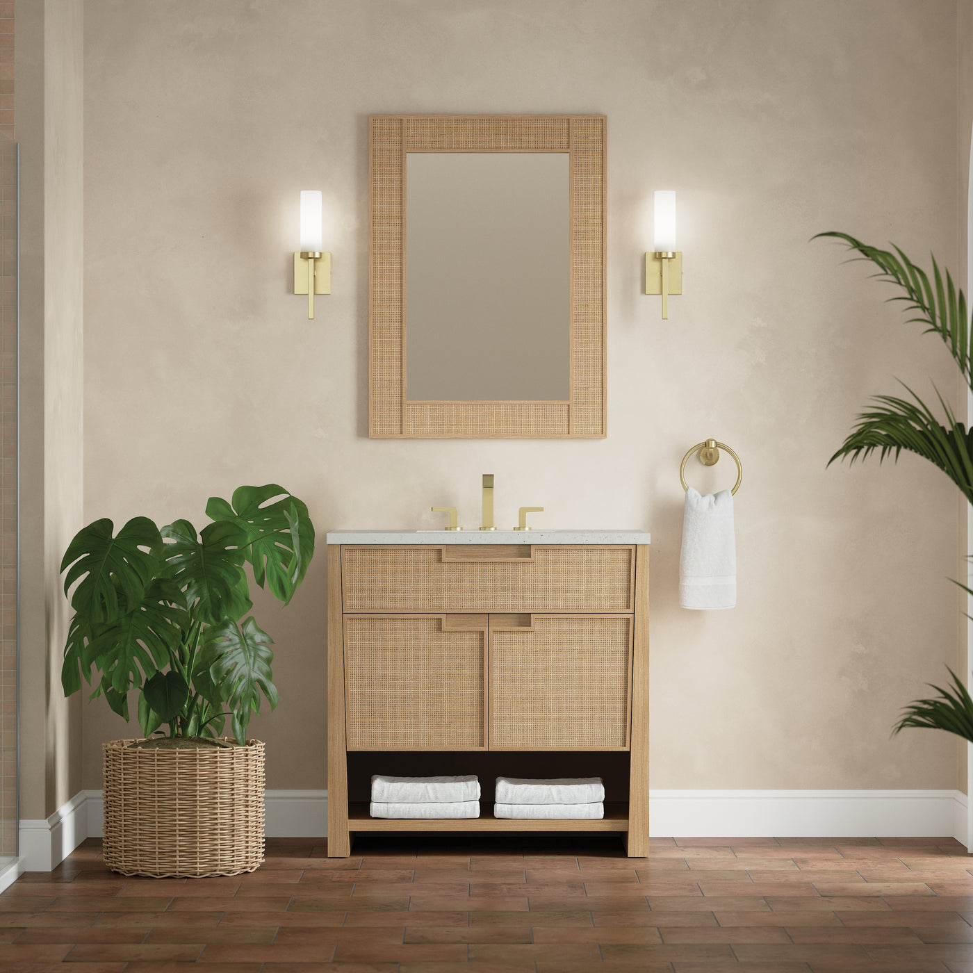 James Martin Solene 36" Single Bathroom Vanity, Seaside Oak, view 21