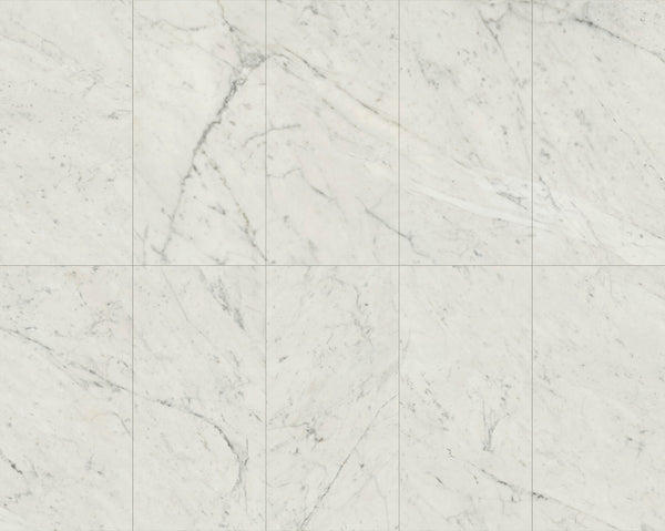 Classic 2.0 Bianco Carrara Polished 2x2 Marble Look Porcelain Mosaics 12x12