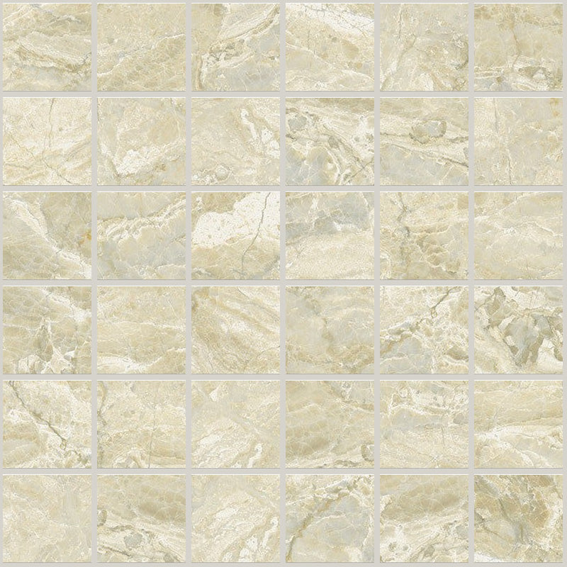 Classic Cremino Honed 2x2 Marble Look Porcelain Mosaics 12x12 mosaic sheet