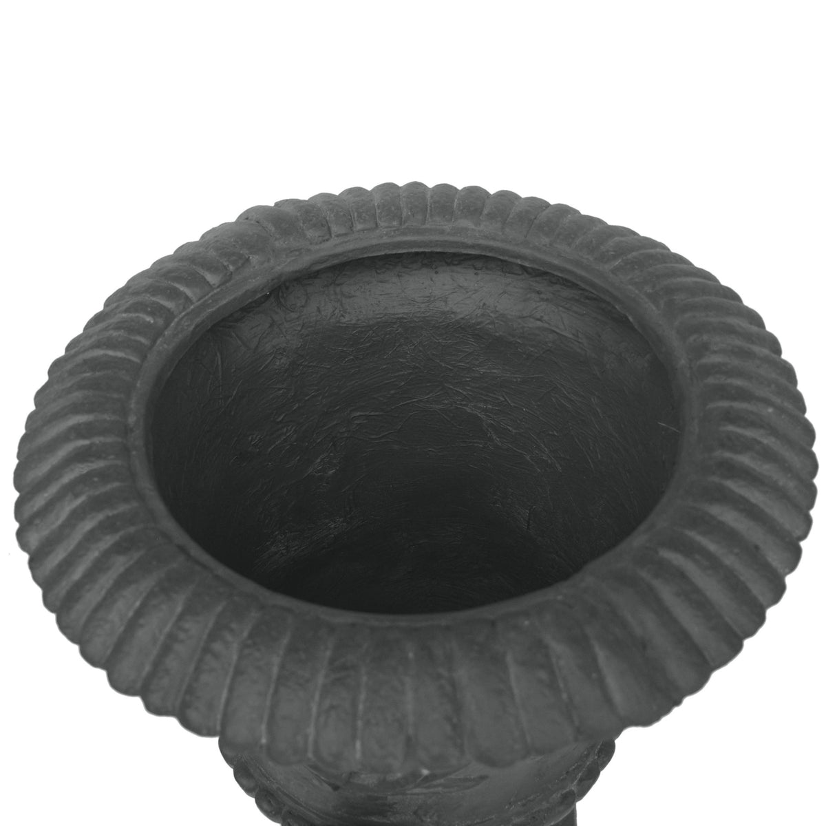 Classic Roman MGO Garden Urn Planter with Durable Magnesium Oxide - Black, photo 9 of 9