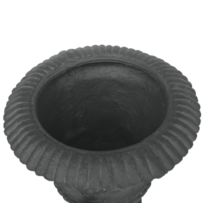 Classic Roman MGO Garden Urn Planter with Durable Magnesium Oxide - Black, photo 9 of 9