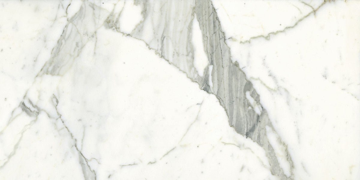 Classic Statuarietto Honed Marble Look Bullnose Porcelain Trim 3x12, surface color and finish