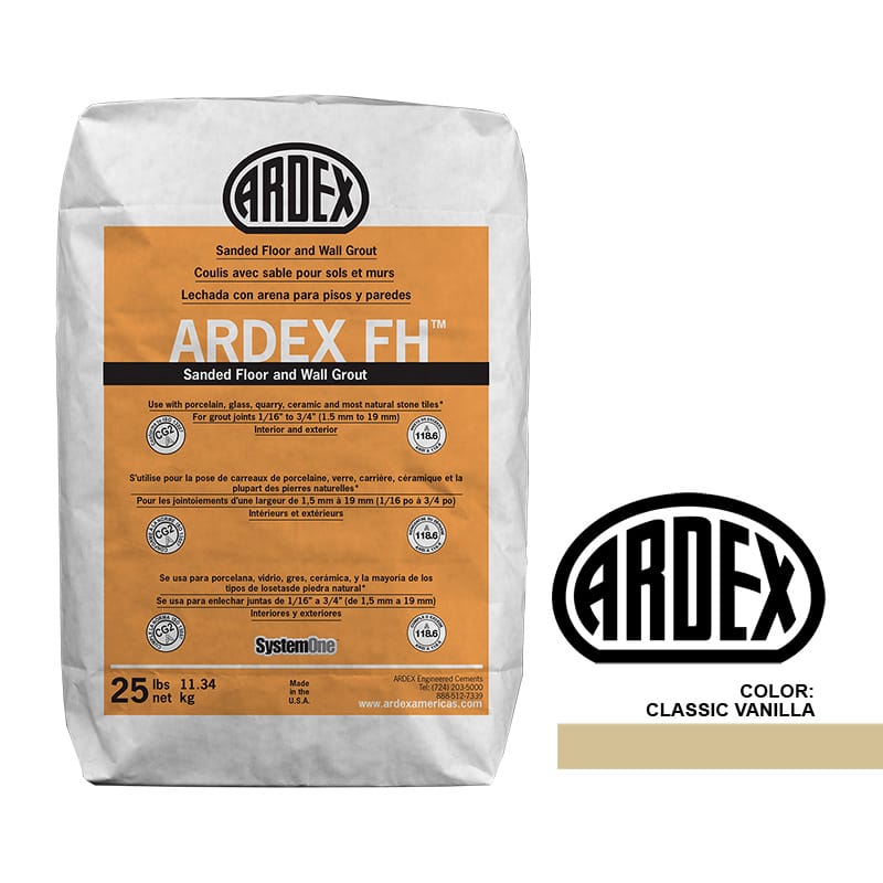 Classic Vanilla Tile Setting Materials Fh Sanded Grout Various Tile Setting Materials Various Fh Sanded Grout