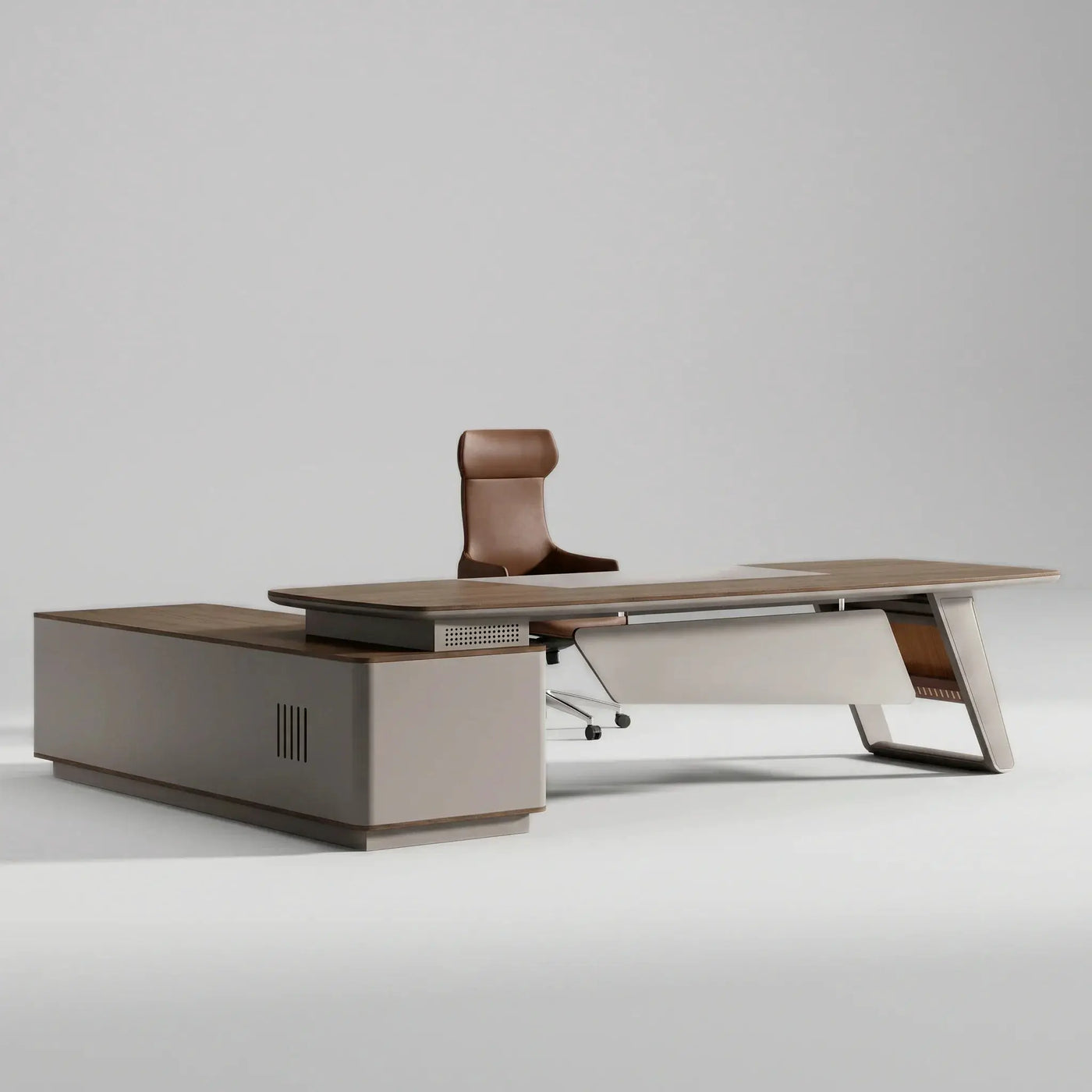 Canmore · Modern L-Shaped Executive Desk by Arc Grove