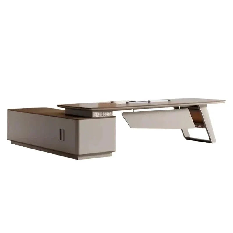 Canmore · Modern L-Shaped Executive Desk by Arc Grove