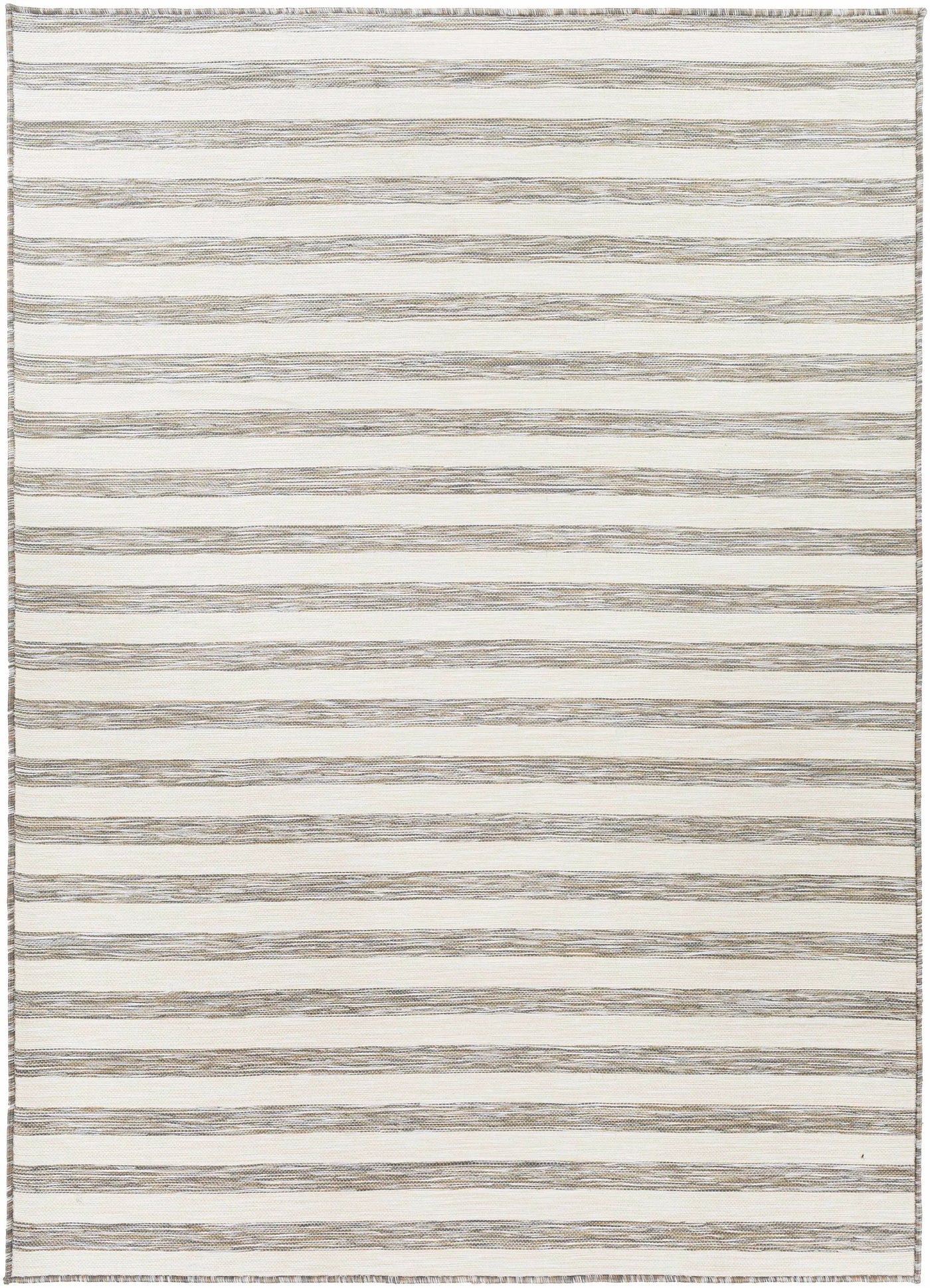 Bongaree Gray Striped Outdoor Carpet - Clearance by Boutique Rugs