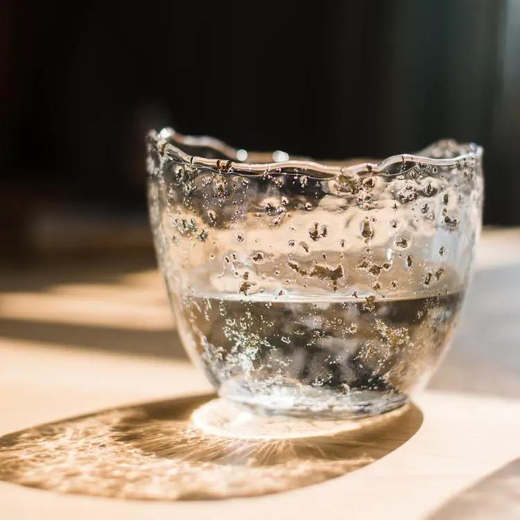 Clear Art Glass Vase by RusticReach