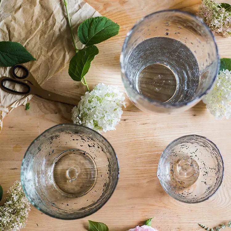 Clear Art Glass Vase by RusticReach
