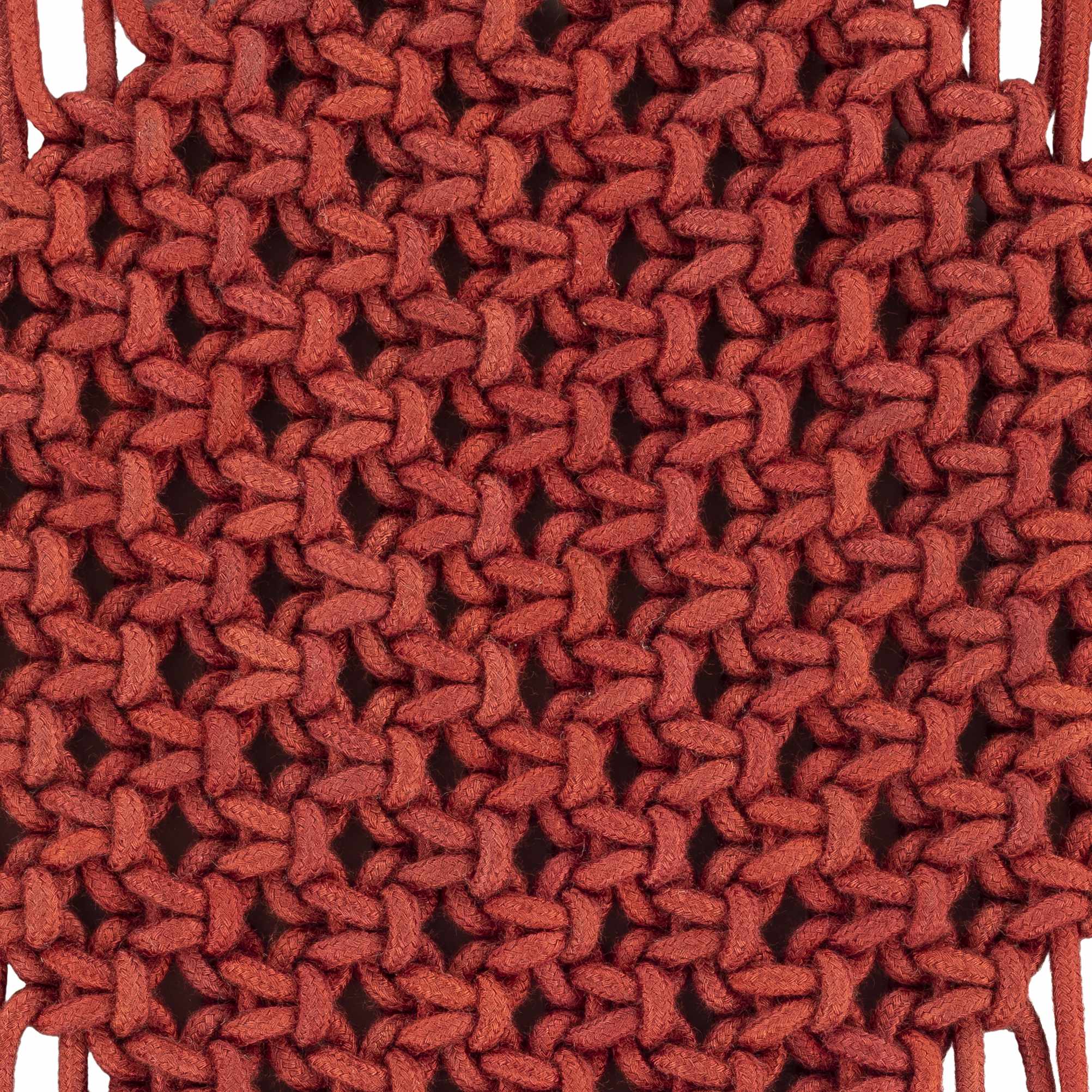 Columbio Rust Macramé Wall Hanging Decor - Clearance by Boutique Rugs