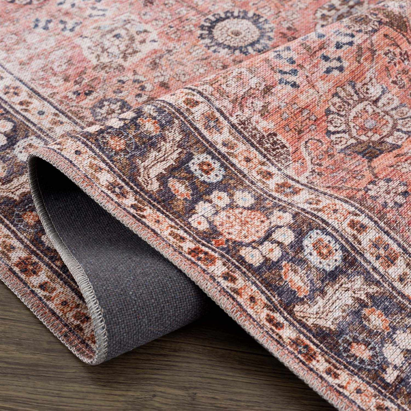 Ganyangan Red Washable Rug by Boutique Rugs