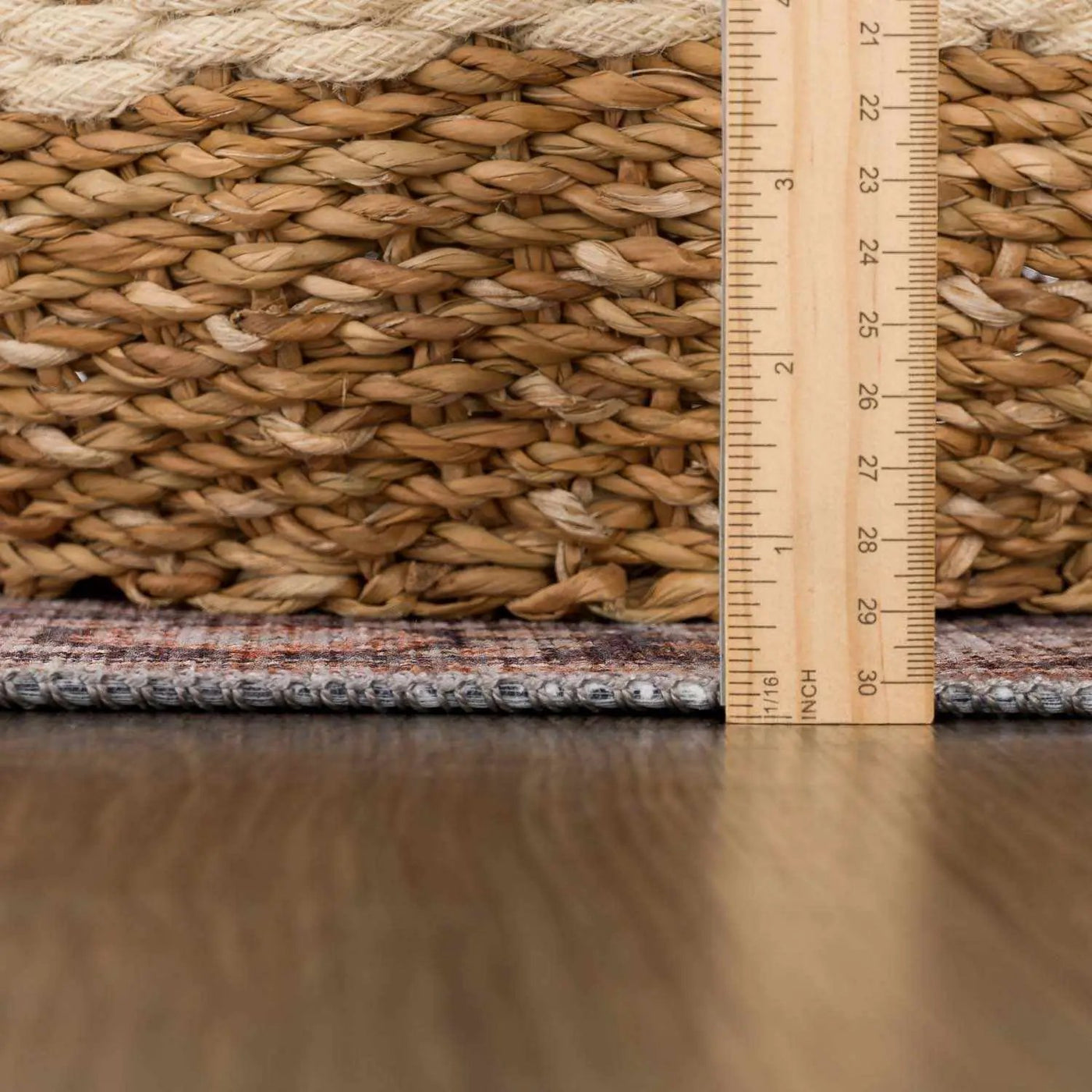 Ganyangan Red Washable Rug by Boutique Rugs