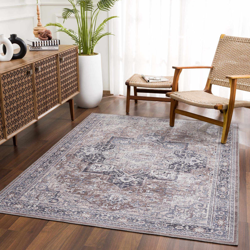 Abner Washable Area Rug - Clearance by Boutique Rugs