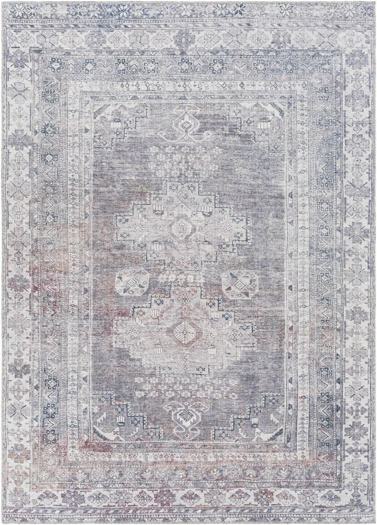 Baltinglass Brown Washable Area Rug by Hauteloom