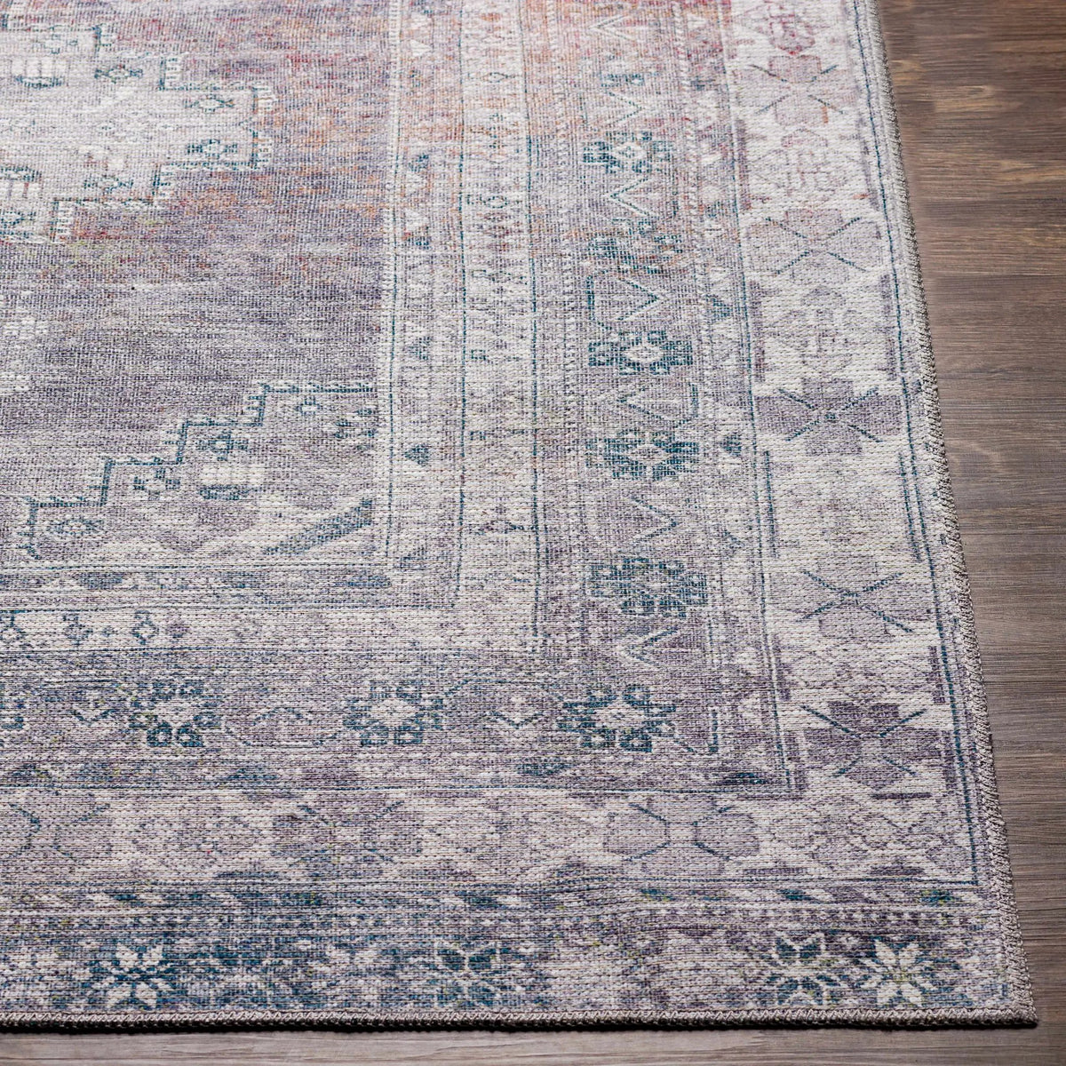 Baltinglass Brown Washable Area Rug by Hauteloom