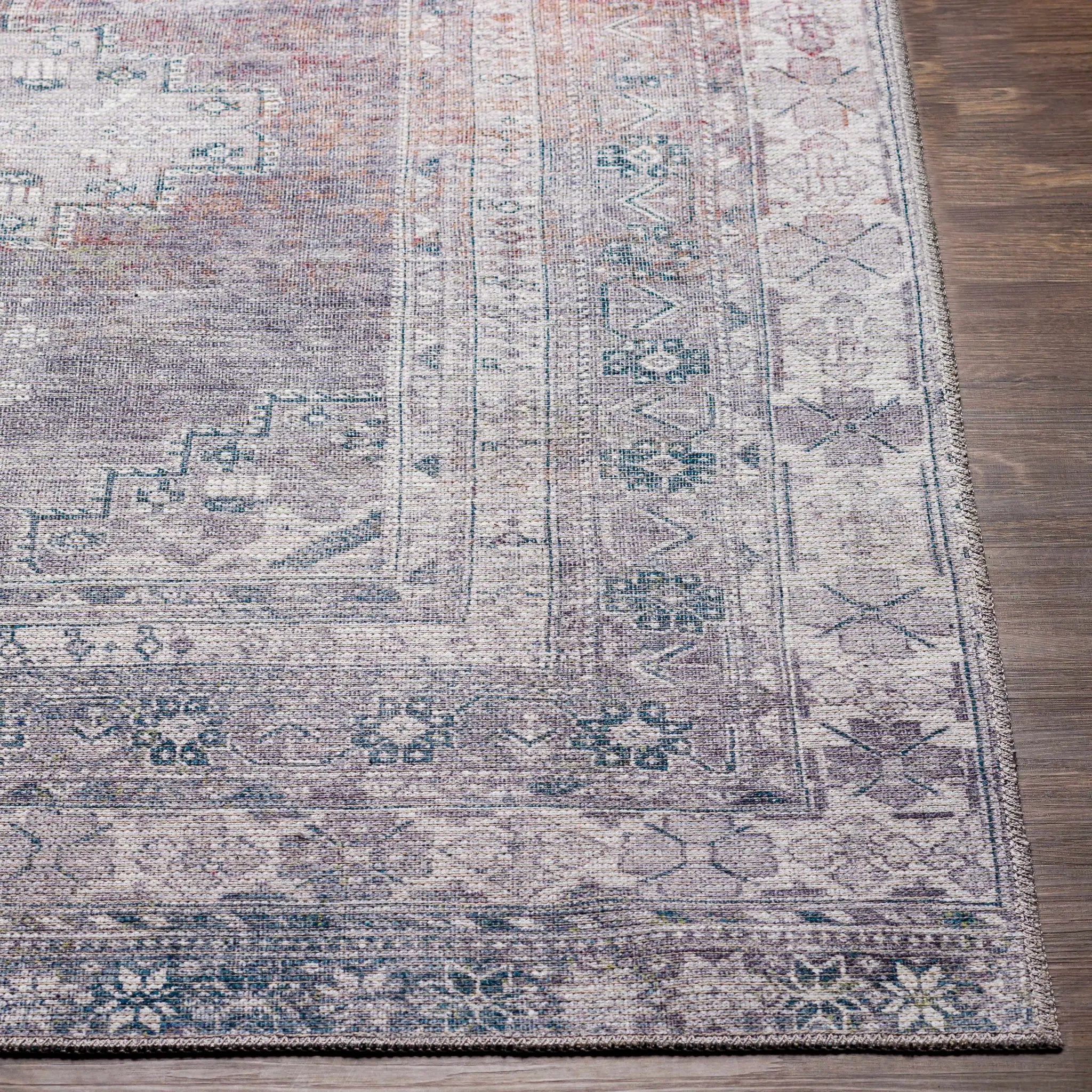 Baltinglass Brown Washable Area Rug by Hauteloom