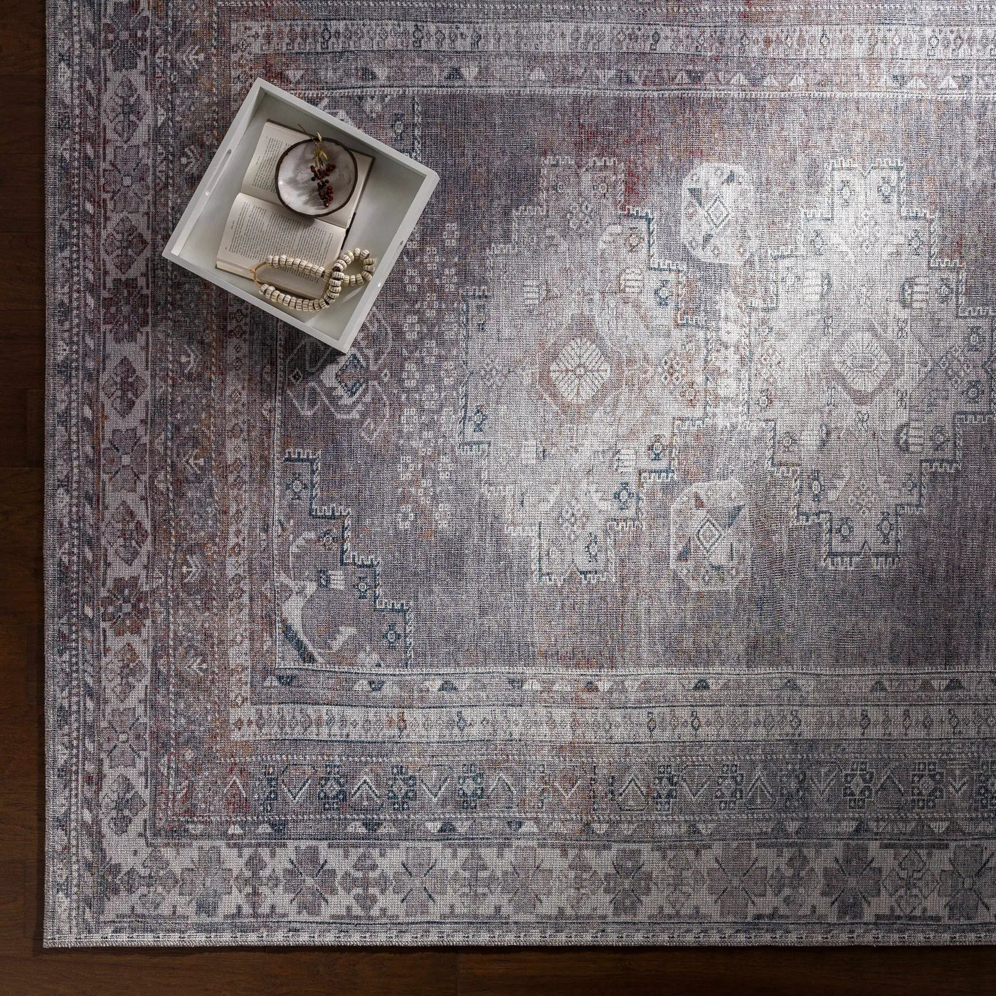 Baltinglass Brown Washable Area Rug by Hauteloom
