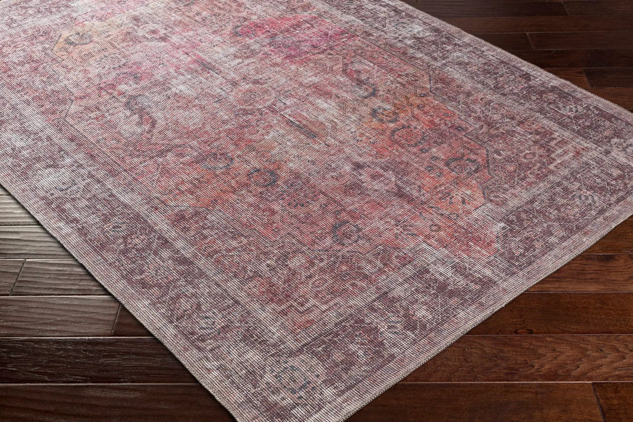 Clondalkin Washable Printed Jute Rug - Clearance by Boutique Rugs