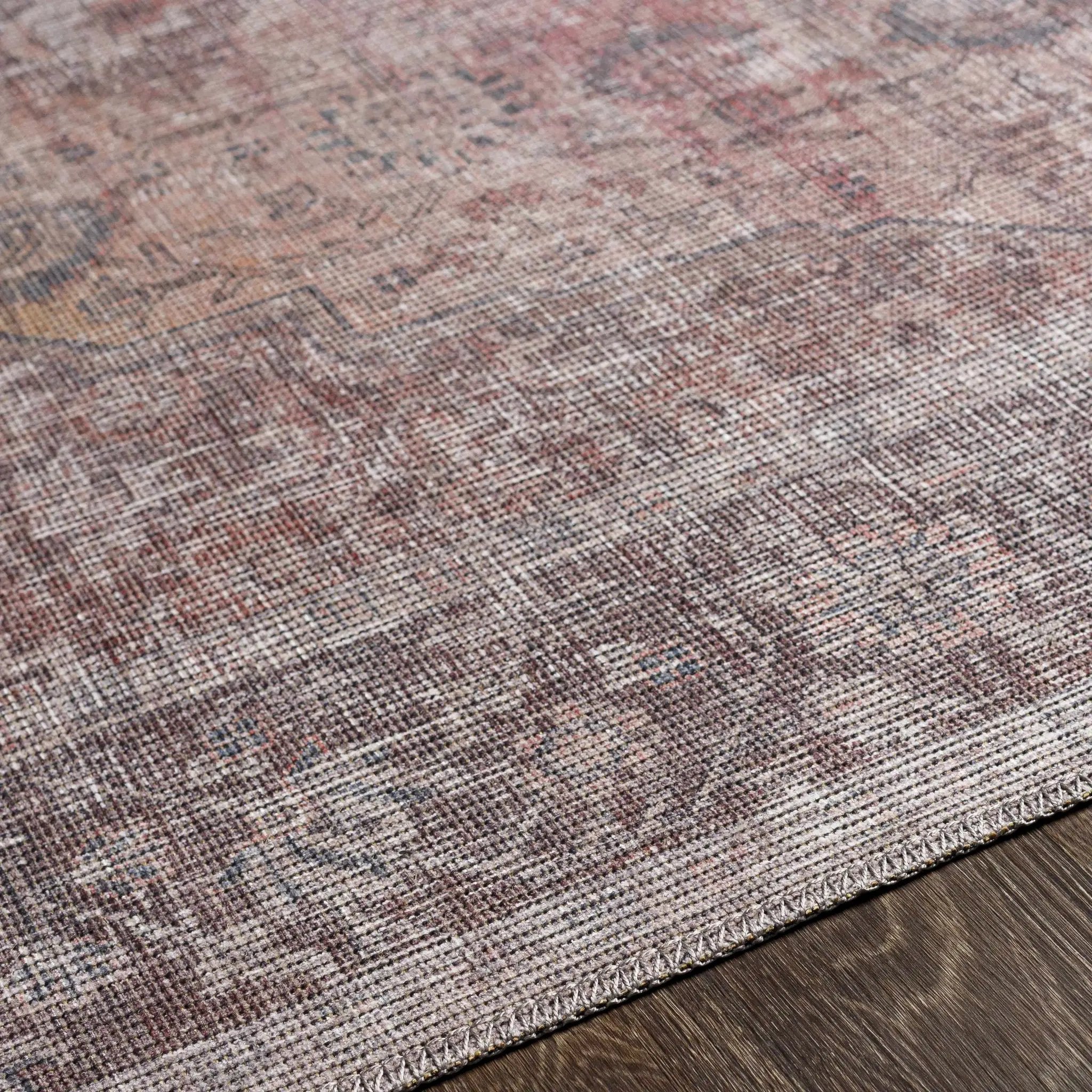 Clondalkin Washable Printed Jute Rug - Clearance by Boutique Rugs