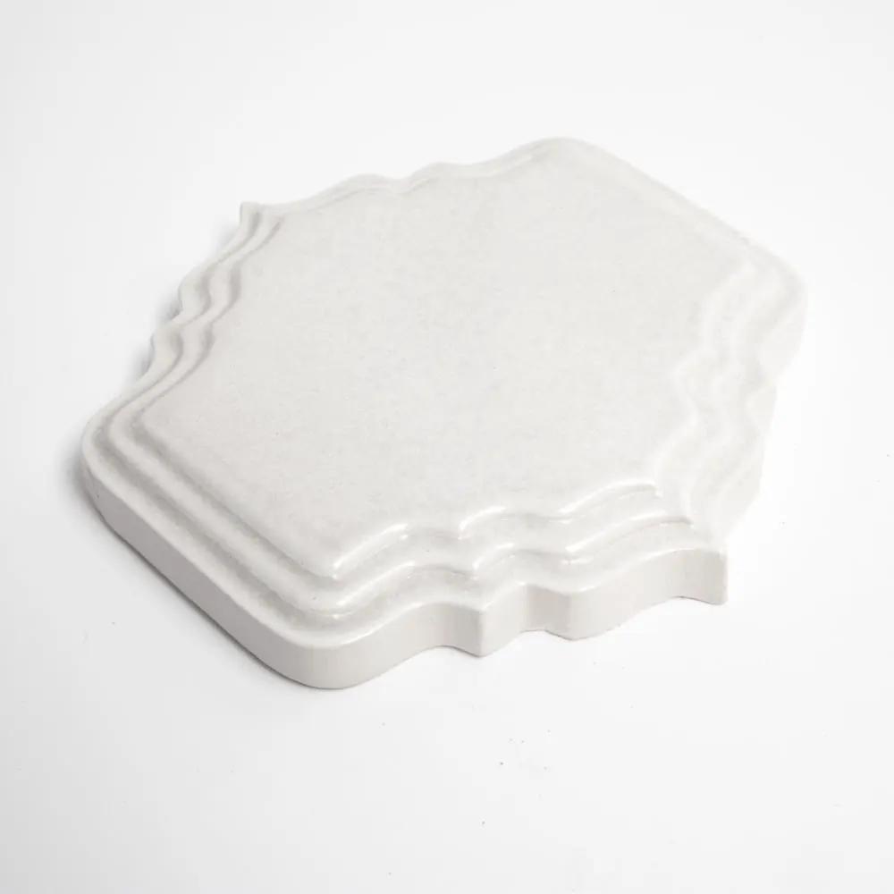 Cloud Glossy Ceramic Accent Tiles 4x8 closeup 1