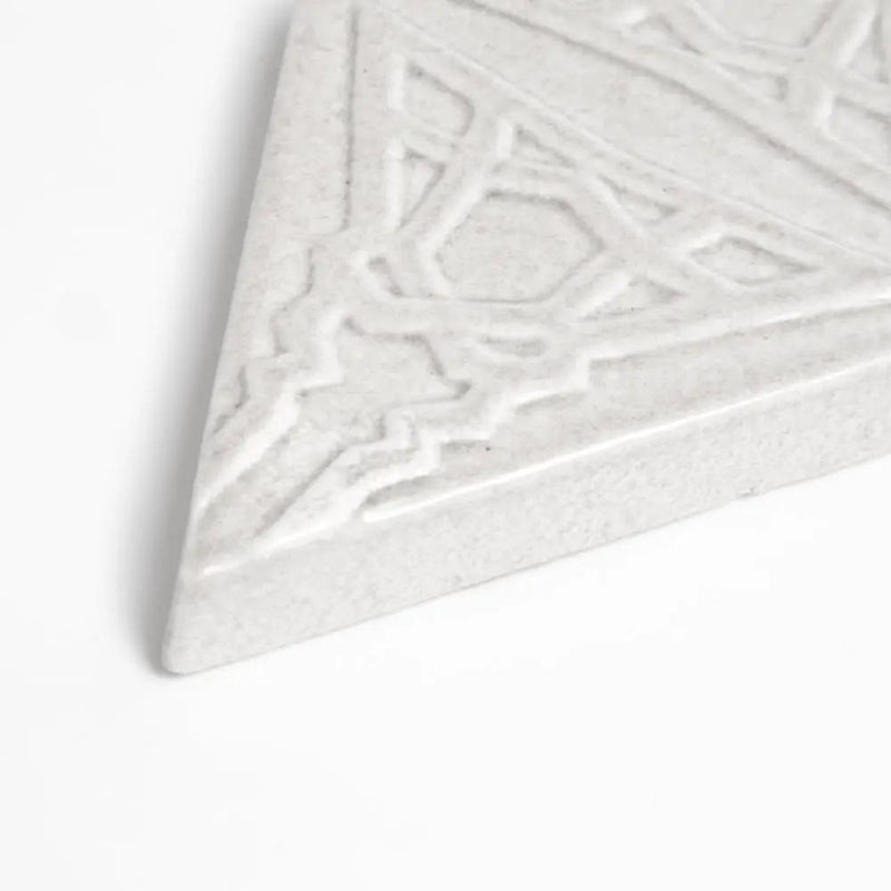 Cloud Glossy Ceramic Accent Tiles 6x6 closeup 2