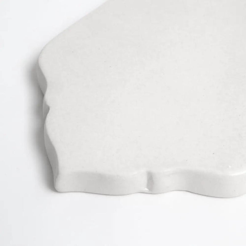 Cloud Glossy Marbella Ceramic Tiles 4x7 1/2 closeup 1