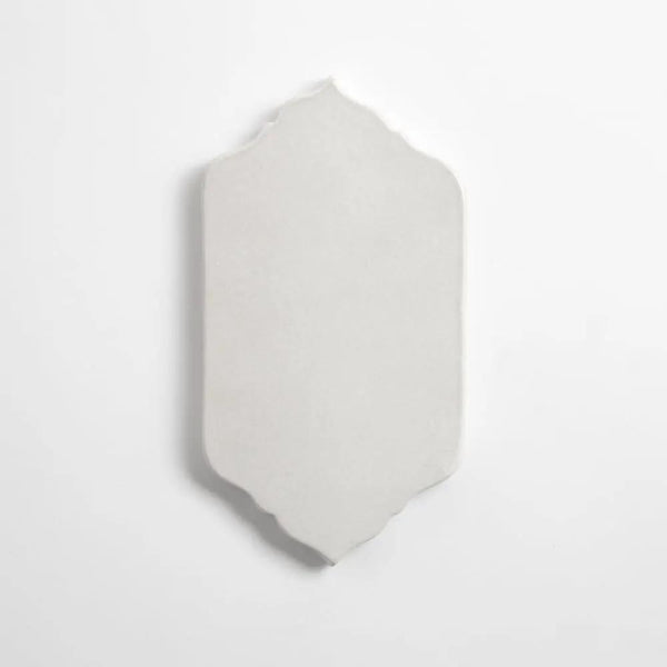 Cloud White Glossy Marbella Ceramic Tiles 4x7 1/2