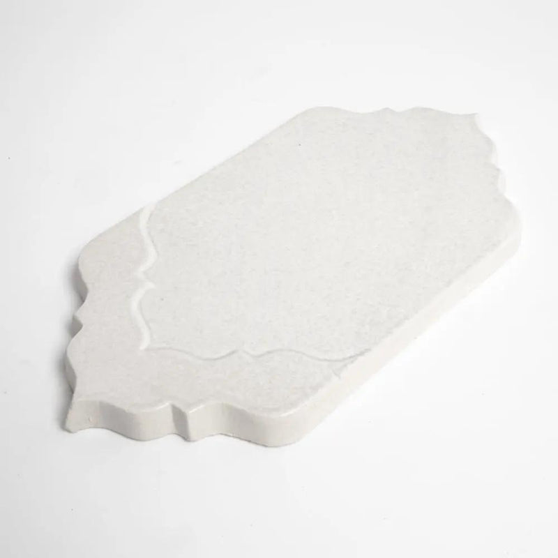 Cloud Glossy Musa Ceramic Accent Tiles 4x7 1/2 closeup 1